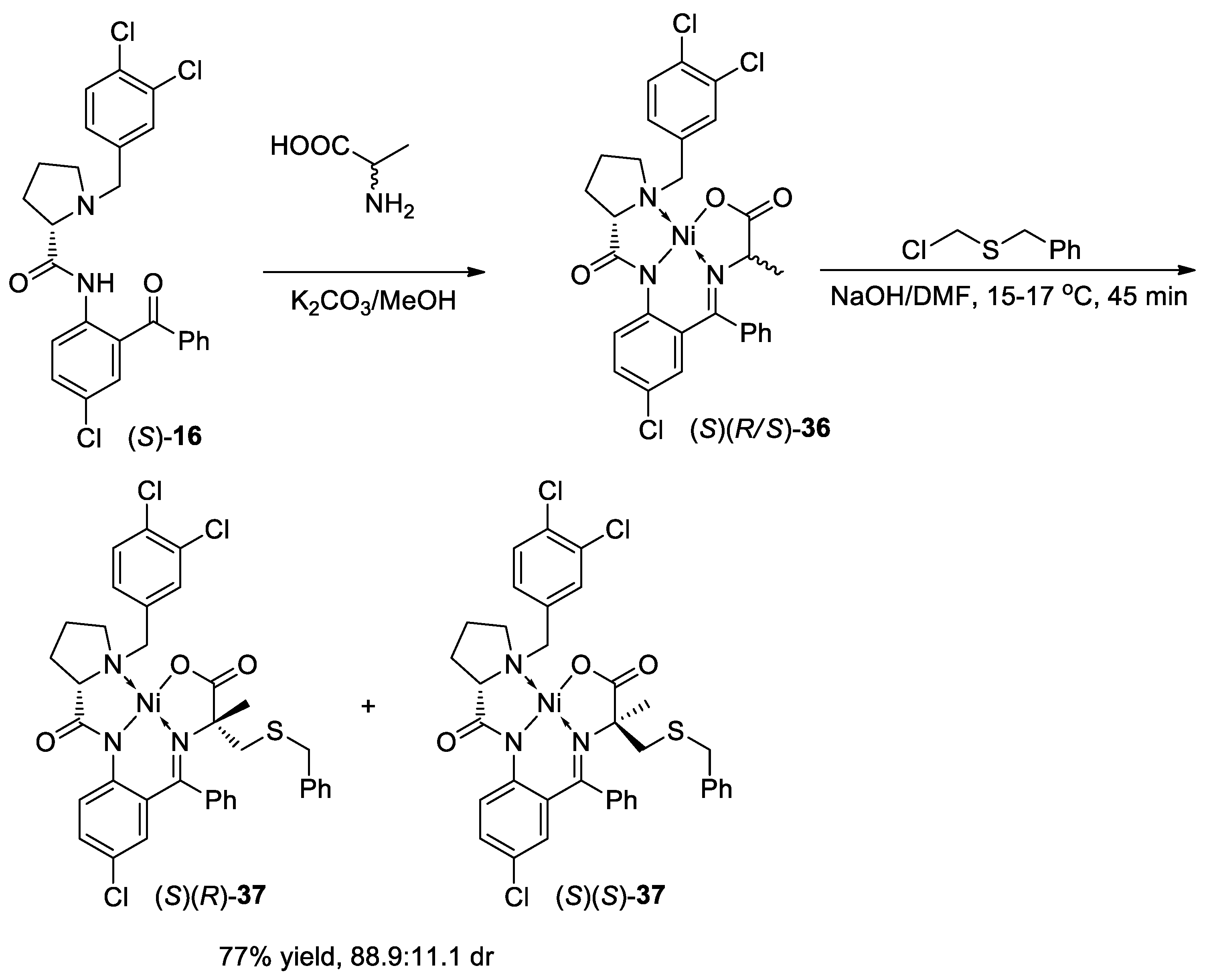 Molecules Free Full Text Asymmetric Synthesis Of Tailor Made Amino Acids Using Chiral Ni Ii Complexes Of Schiff Bases An Update Of The Recent Literature Html