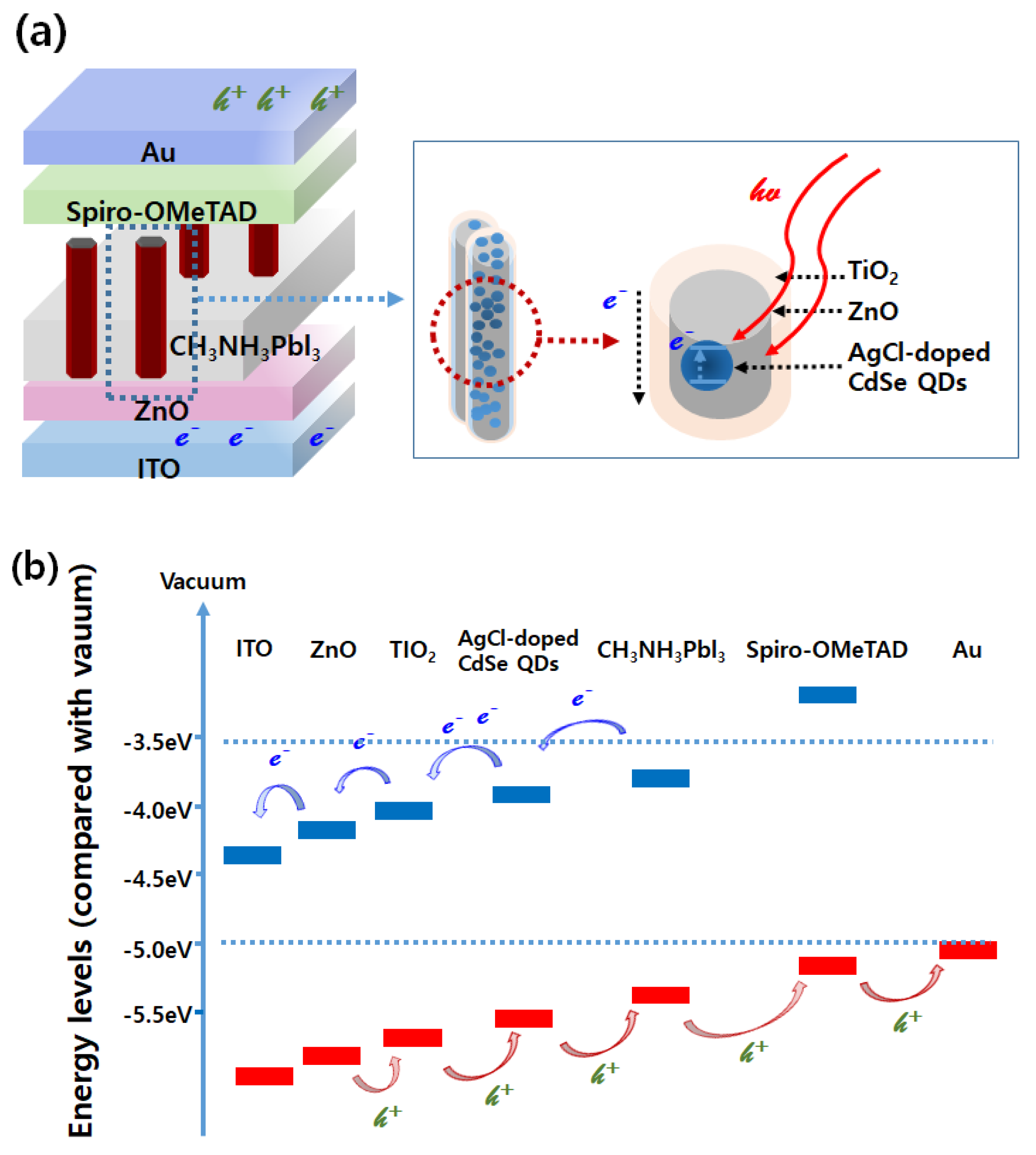 Molecules Free Full Text High Performance Core Shell Of Zno Tio2 Nanowire With Agcl Doped Cdse Quantum Dots Arrays As Electron Transport Layer For Perovskite Solar Cells Html