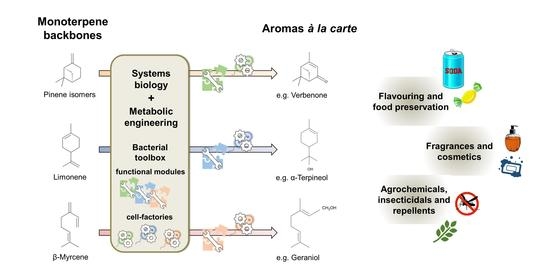 Molecules Free Full Text Current Advances In The Bacterial Toolbox For The Biotechnological Production Of Monoterpene Based Aroma Compounds Html