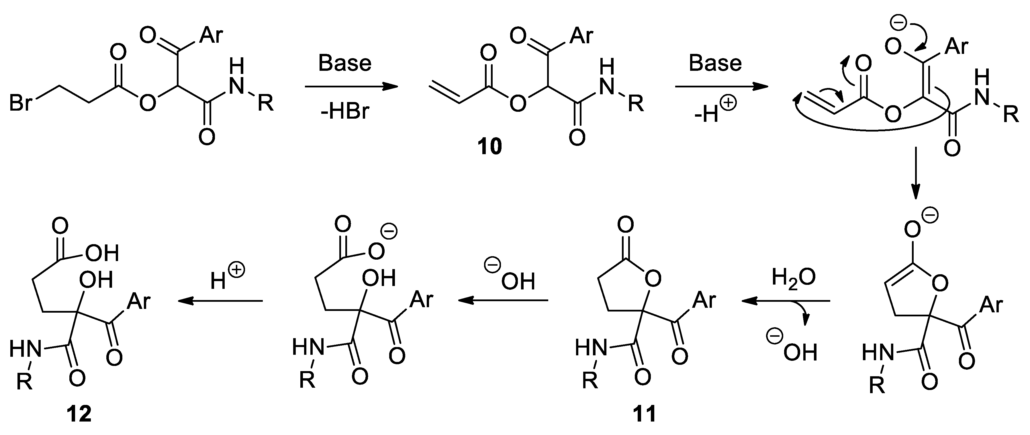 Схема образования hbr. Бисульфитный аддукт строение. Лактон и hbr. Реакция Пассерини механизм.