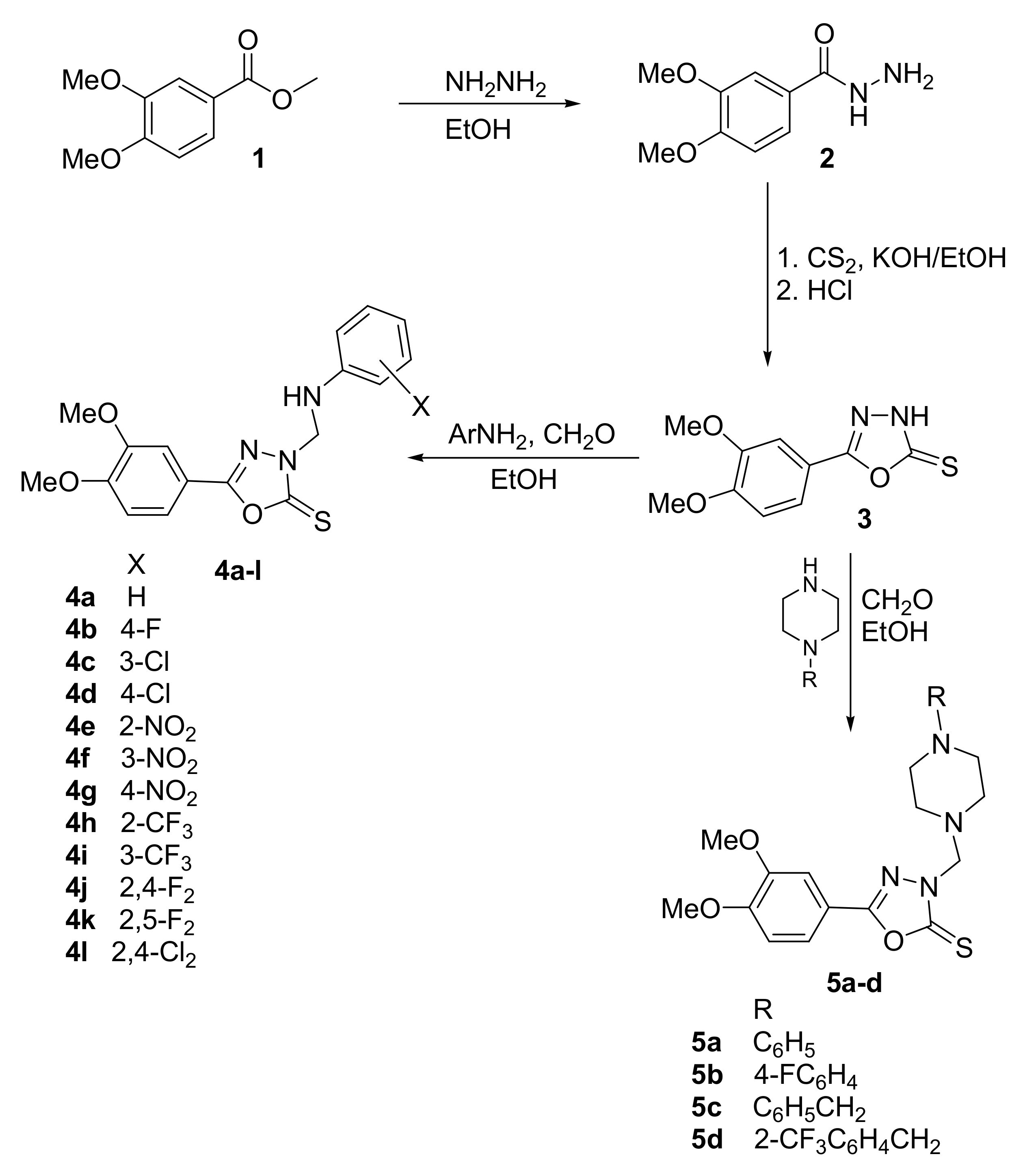 Molecules Free Full Text 1 3 4 Oxadiazole N Mannich Bases Synthesis Antimicrobial And Anti Proliferative Activities Html
