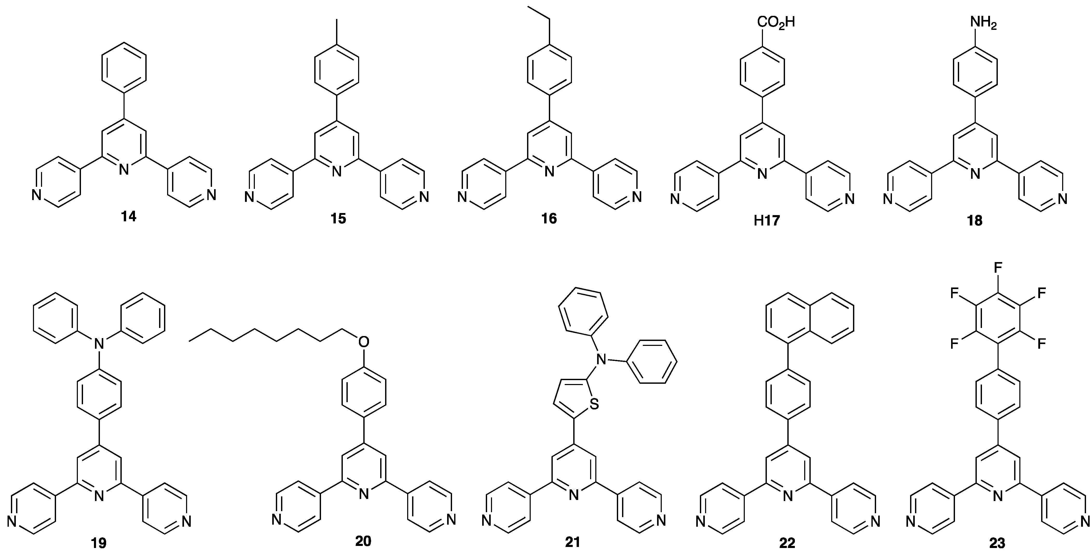 Molecules  Free Full-Text  Isomers of Terpyridine as Ligands in