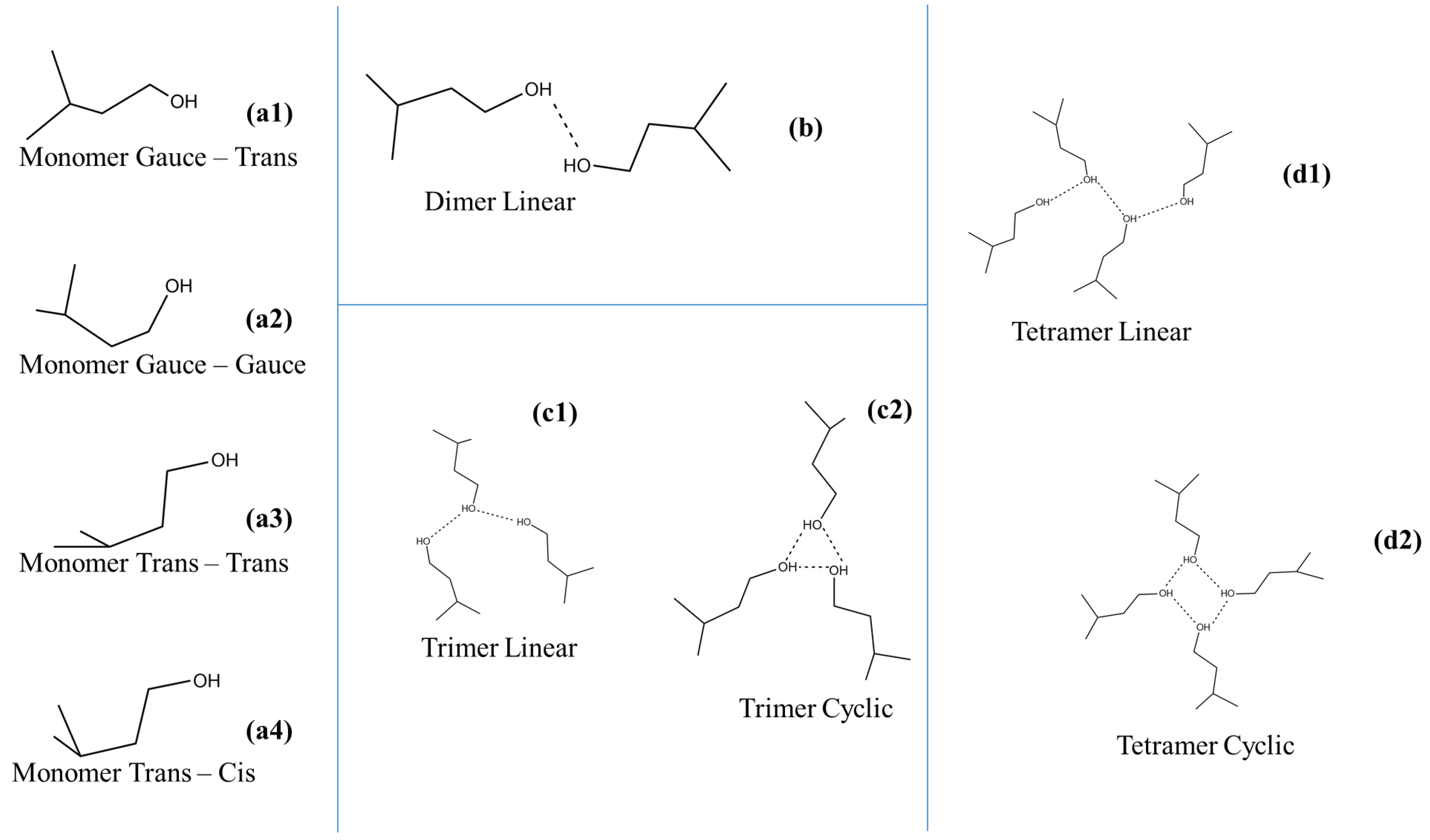 Intermolecular Hydrogen Bonding in Associated Fluids: The Case of Isopentyl  Alcohol Dissolved in Carbon Tetrachloride