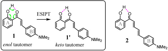 Fluorescence of 2-Hydroxy Chalcone Analogs with Extended