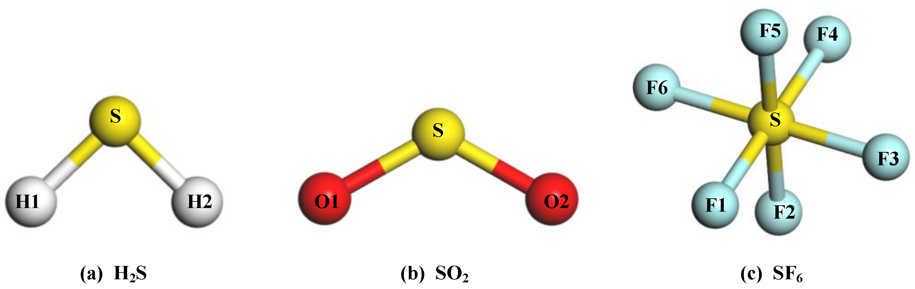 Схема молекулы h2s