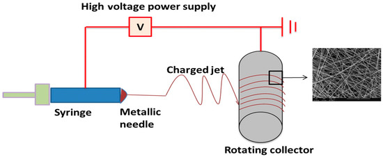 Sputtering of Electrospun Polymer-Based Nanofibers for