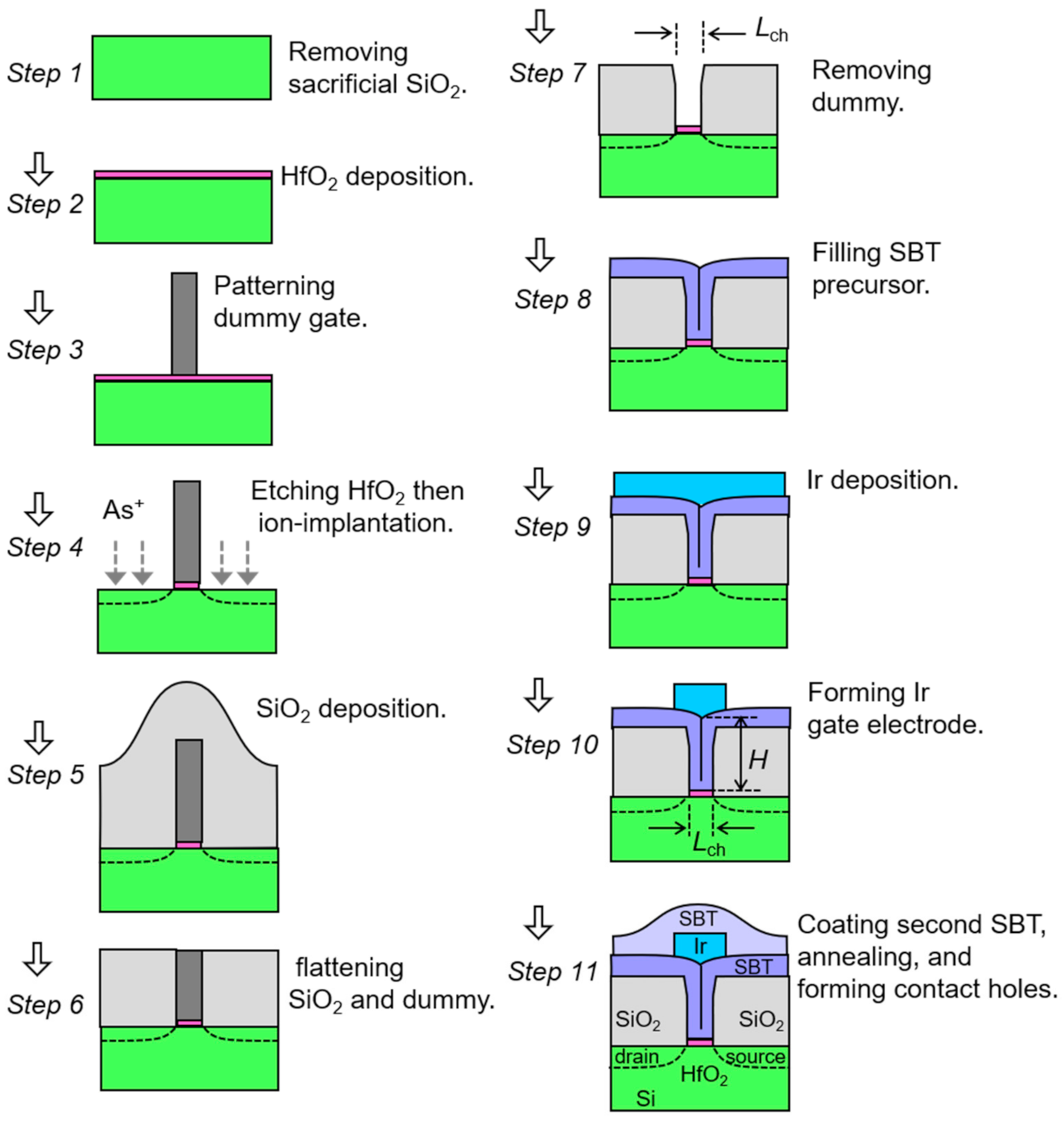 Nanomaterials Free FullText AreaScalable 109CycleHighEndurance FeFET of Strontium