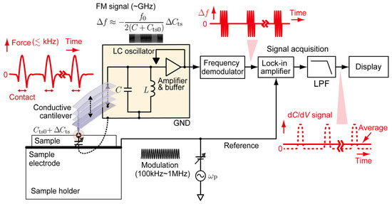 Boxcar Averaging Scanning Nonlinear Dielectric Microscopy