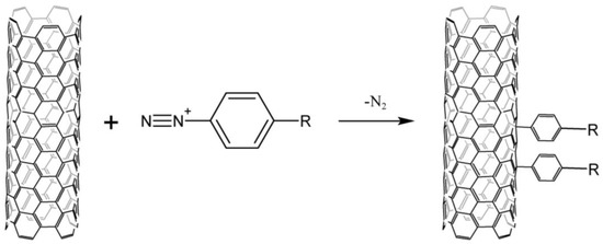ソルト Functionalization of Carbon Nanotubes Surface by Aryl Groups
