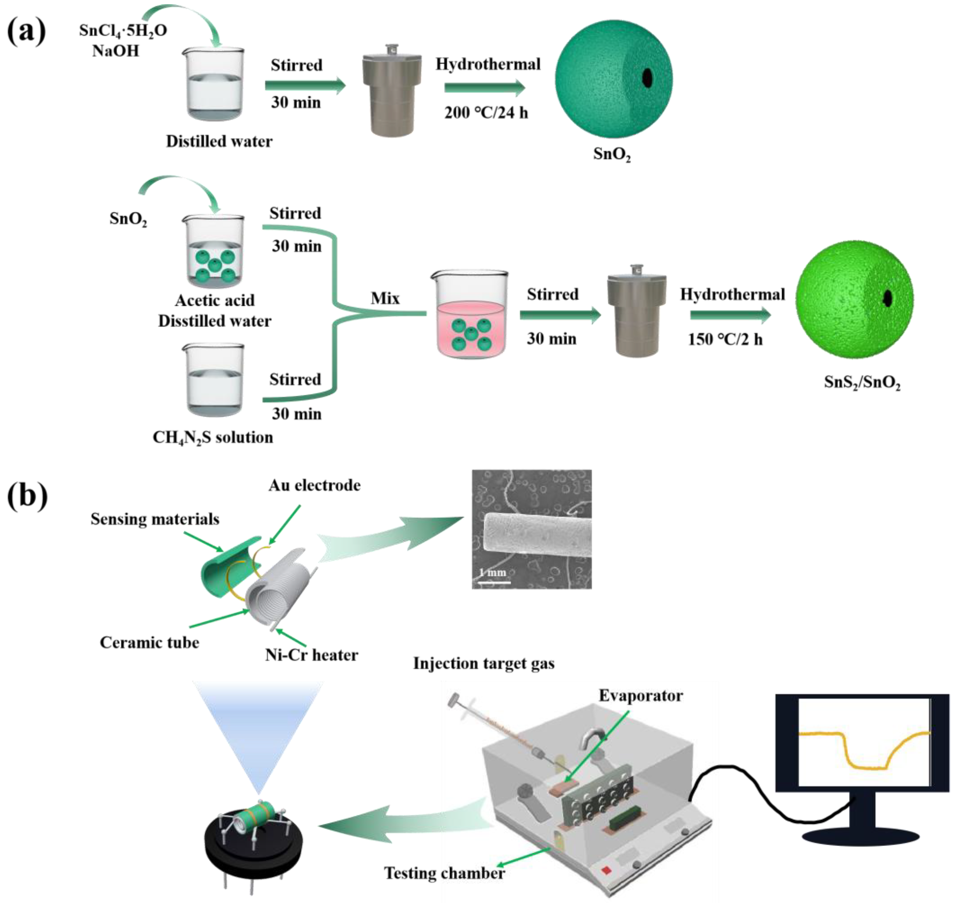 In Situ Fabrication of SnS2/SnO2 Heterostructures for In Situ Fabrication of SnS2/SnO2 Heterostructures for