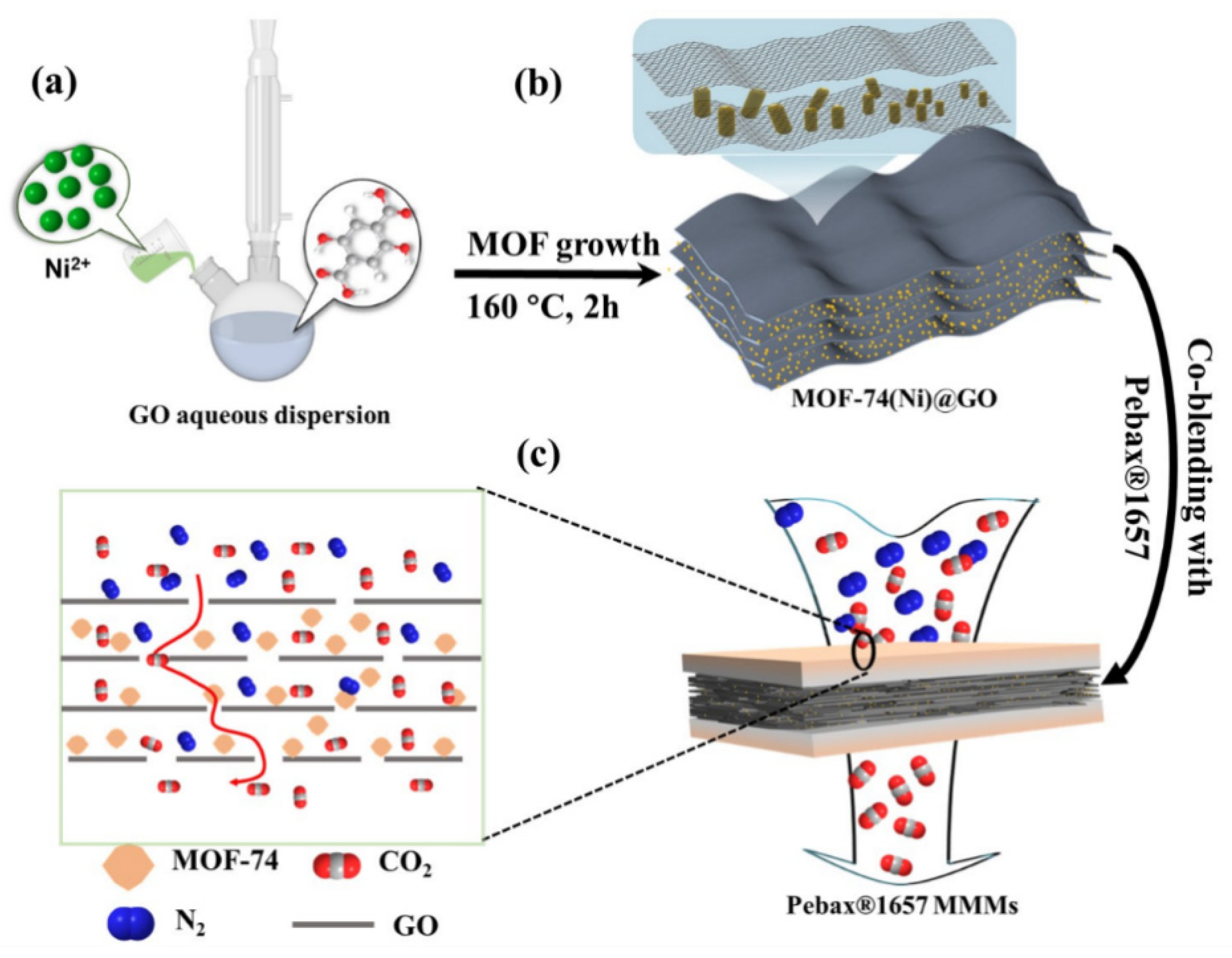 Graphene-Oxide-Modified Metal–Organic Frameworks Embedded in