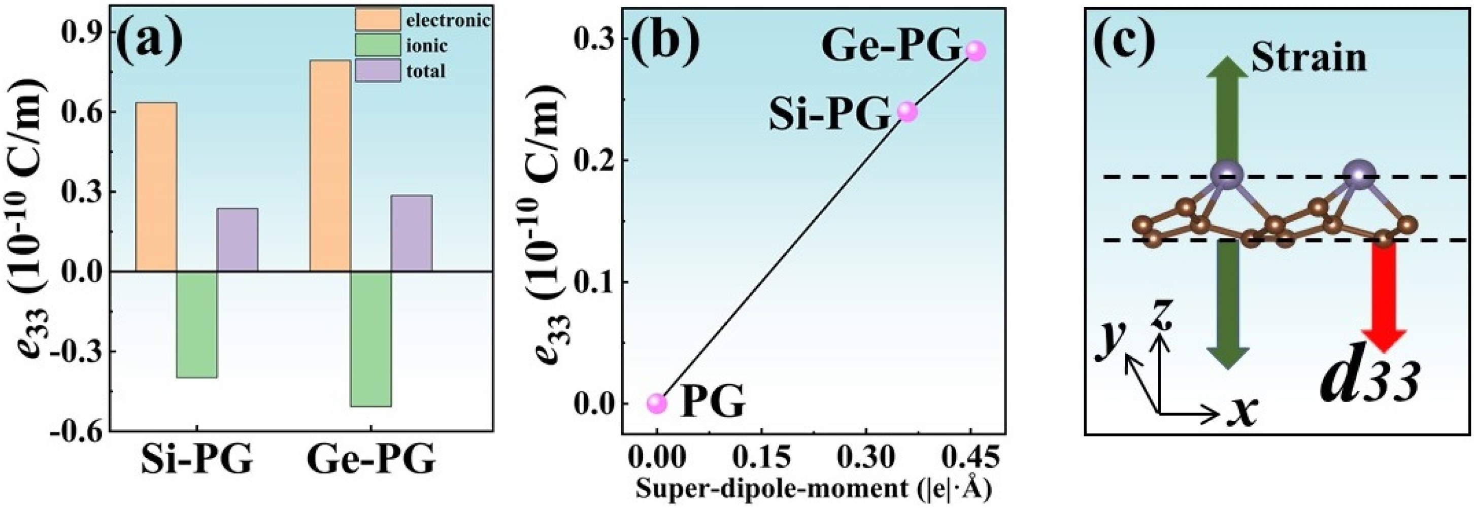 Excellent Hole Mobility and Out–of–Plane Piezoelectricity in