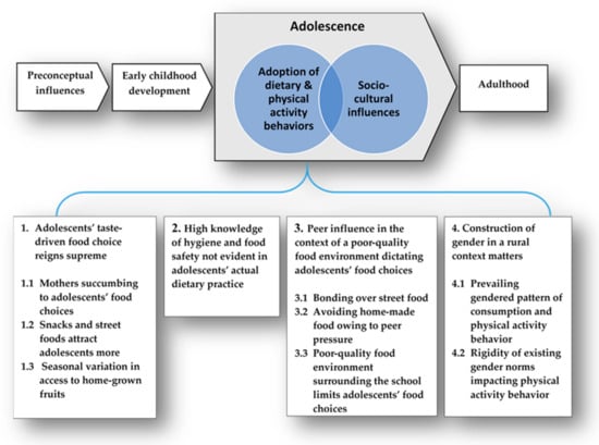 Nutrients | Free Full-Text | Sociocultural Influences on Dietary Practices  and Physical Activity Behaviors of Rural Adolescents—A Qualitative  Exploration | HTML