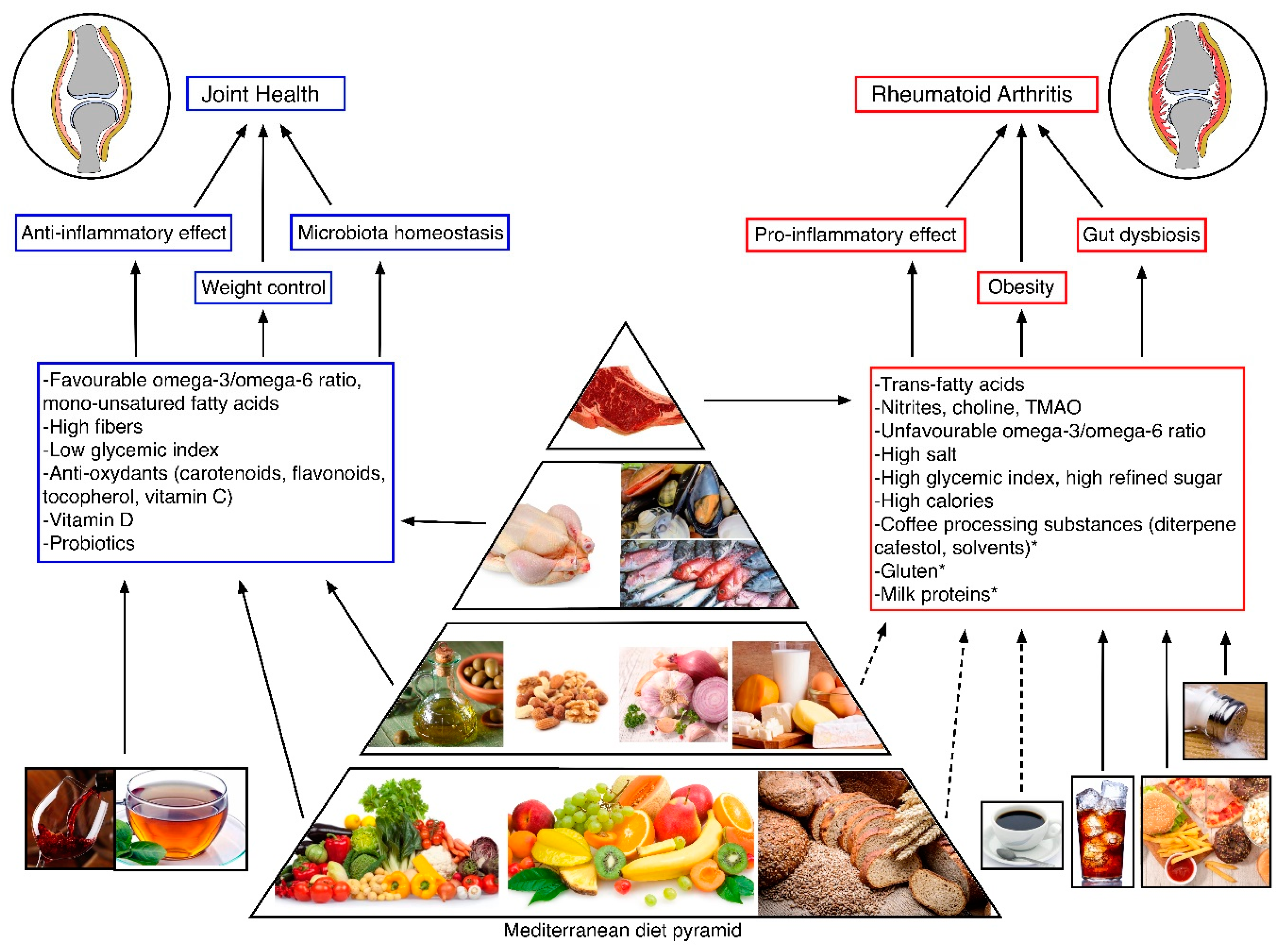 rheumatoid arthritis diet pubmed