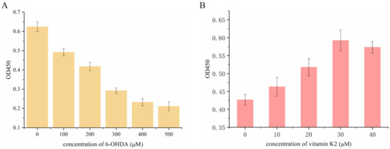 Vitamin K2 Modulates Mitochondrial Dysfunction Induced by 6