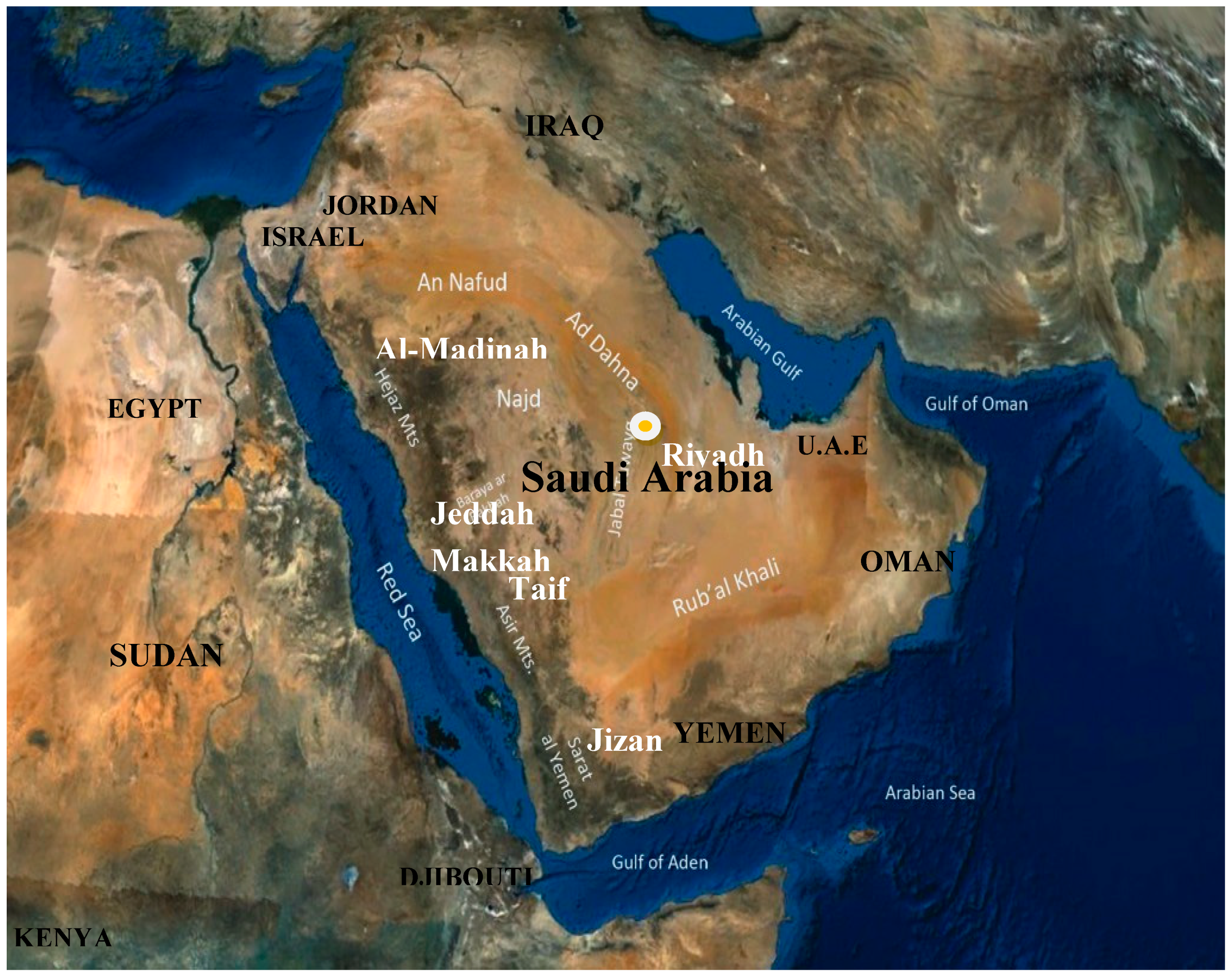 География саудовской аравии. Аравийский полуостров на карте. Аравийский полуостров Саудовская Аравия. Синайский и Аравийский полуостров на карте.