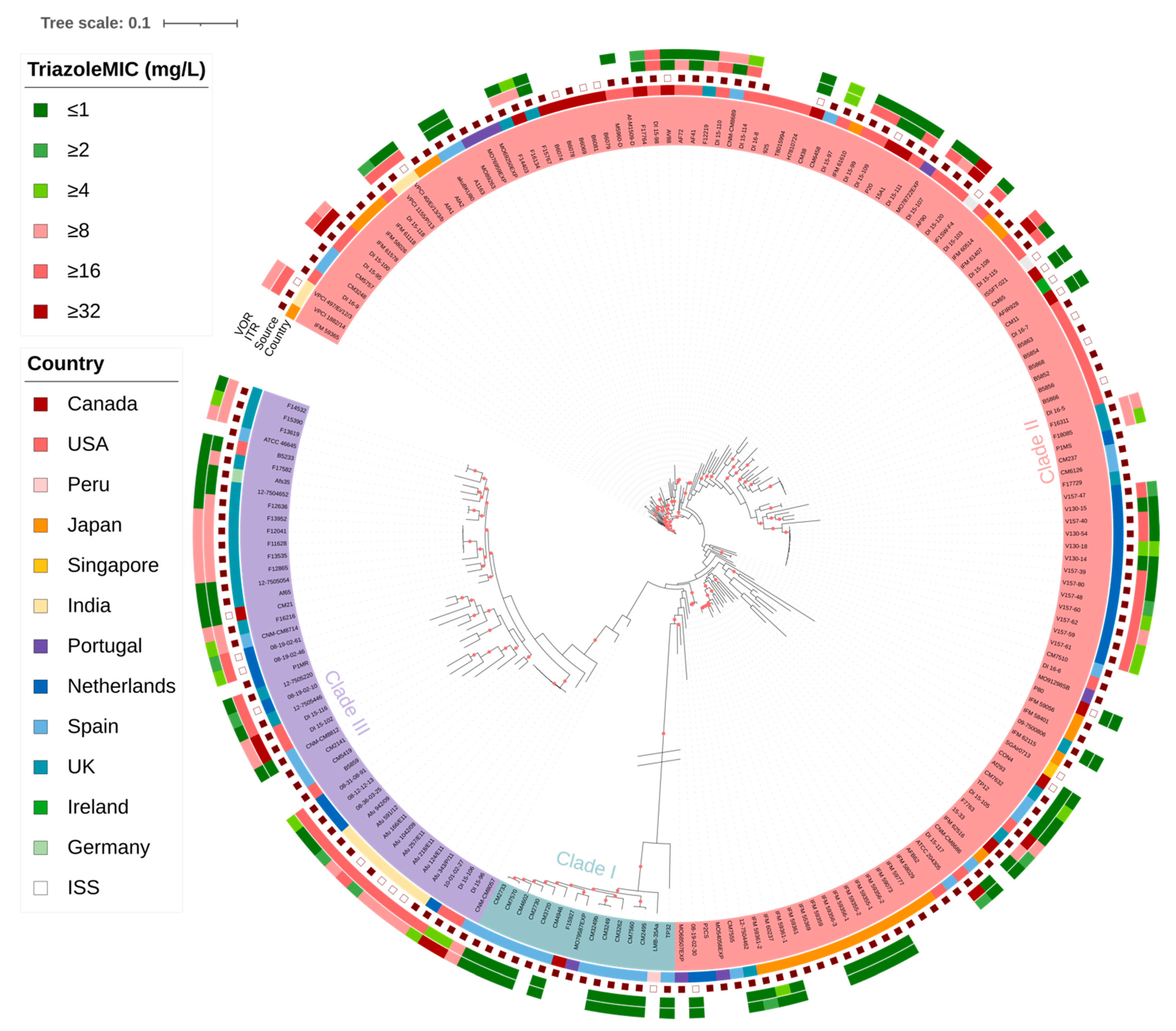 Pathogens Free Full Text Genome Wide Association Analysis For Triazole Resistance In Aspergillus Fumigatus Html