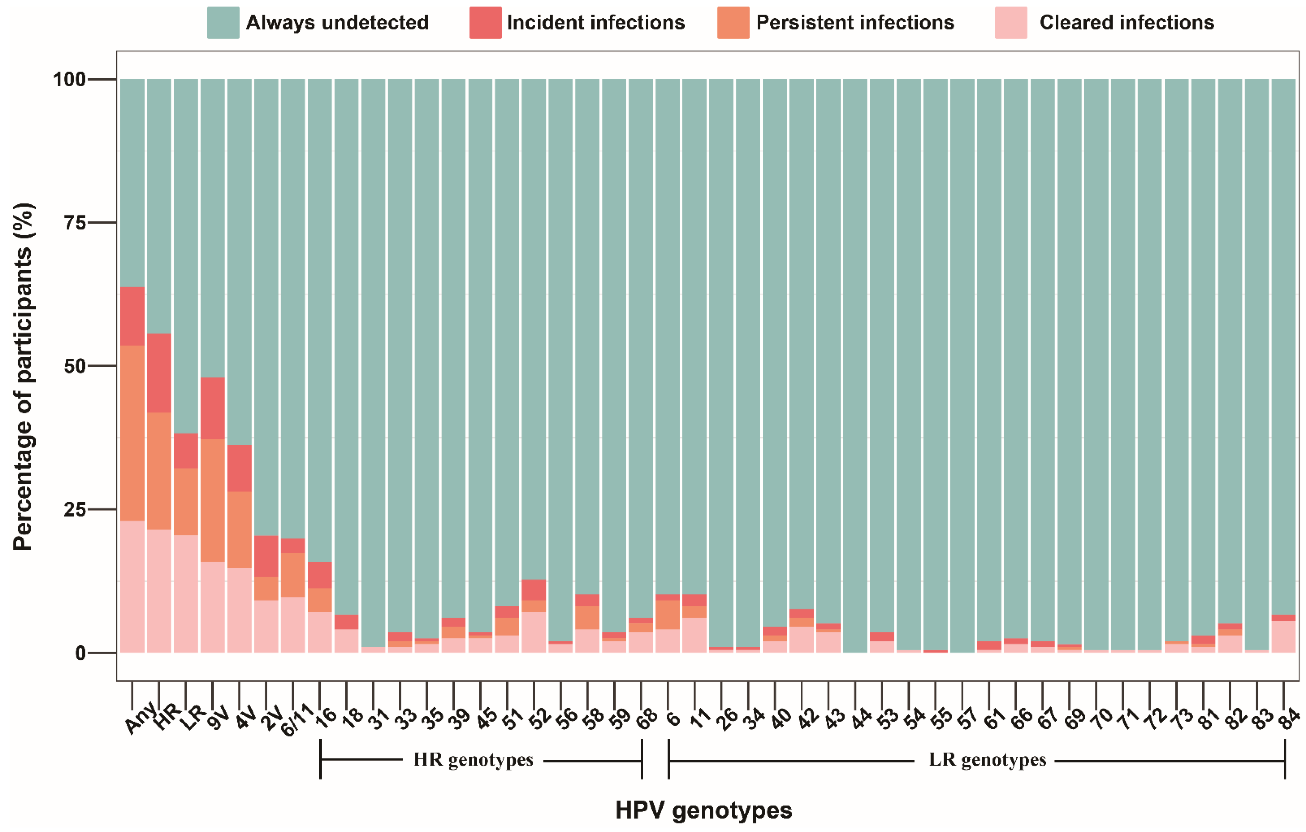 Pathogens Free Full-Text Incidence, Persistence, and Clearance of Anal Human Papillomavirus among Men Who Have Sex with Men in China An Observational Cohort Study picture