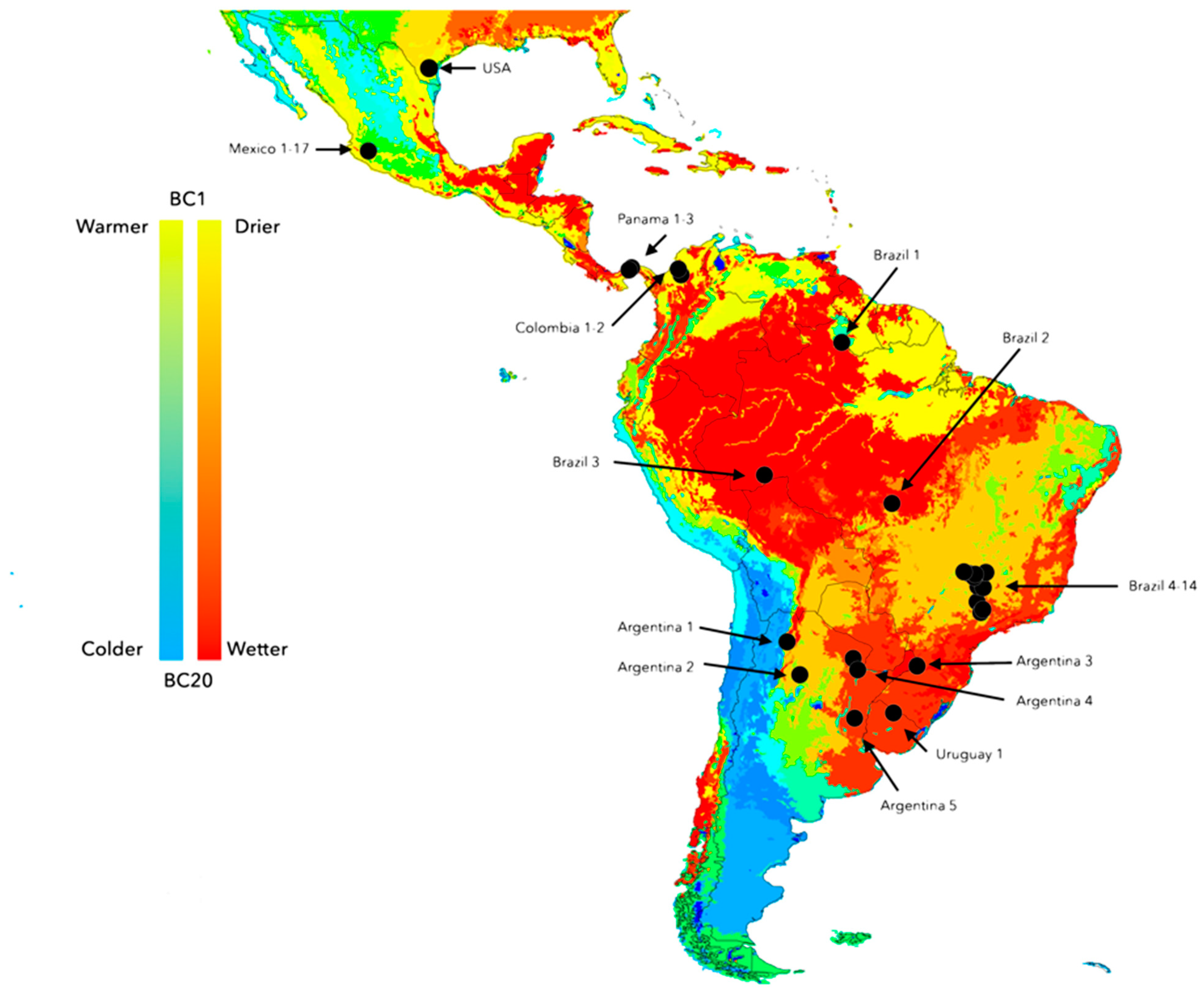 Dissimilarity components among Brazilian marine sub-provinces. Three