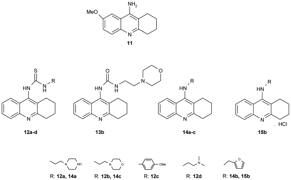 Neuroactive Multifunctional Tacrine Congeners with