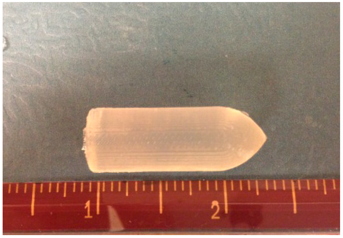  Bullet Shape Suppository Mold, Teaching Research, 1
