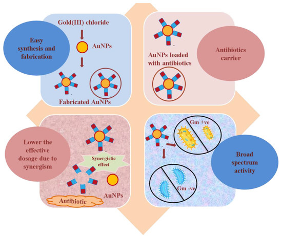 Antibiotic-Loaded Gold Nanoparticles: A Nano-Arsenal against