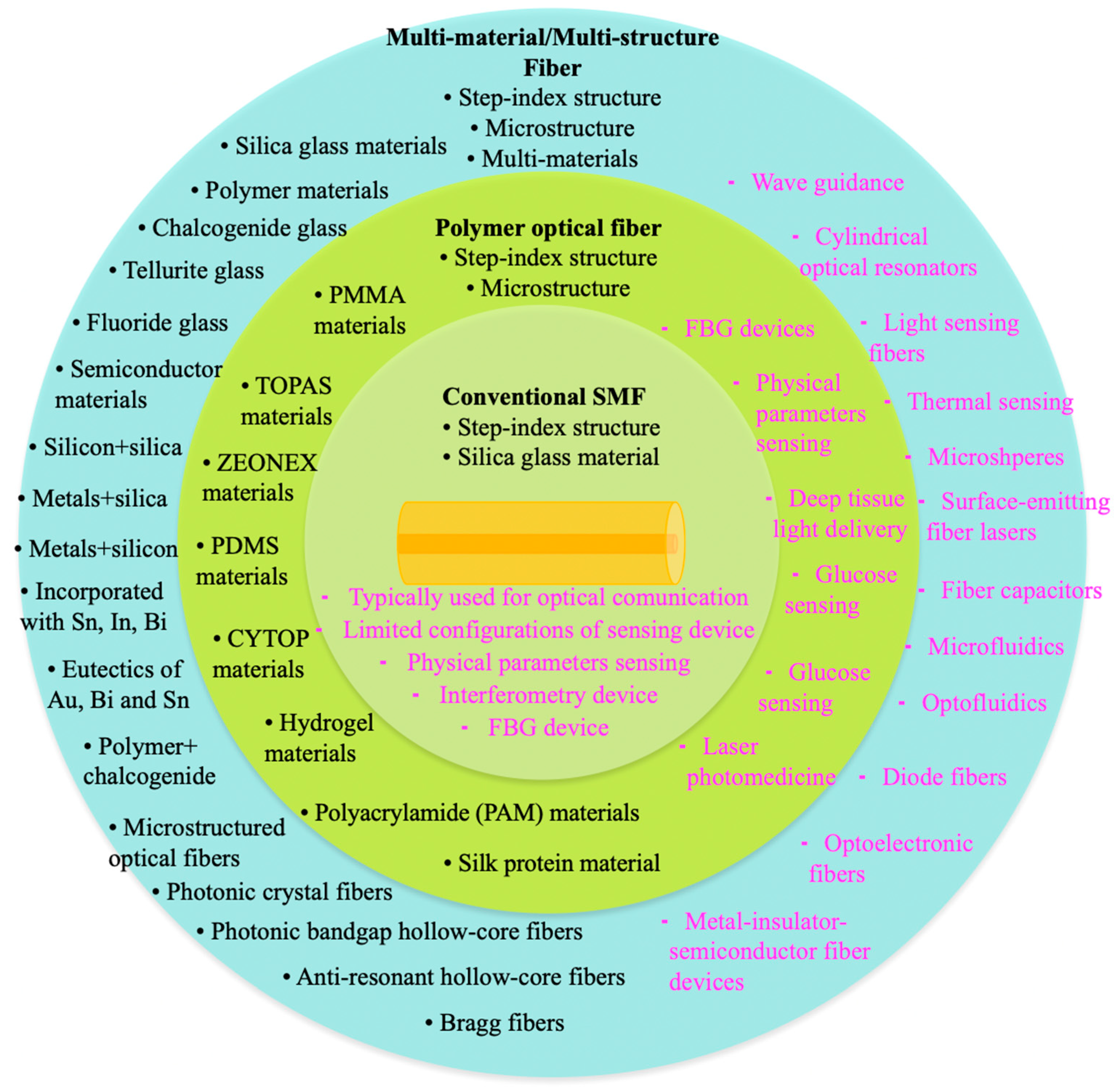 Photonics Free FullText Multifunctional Smart Optical Fibers
