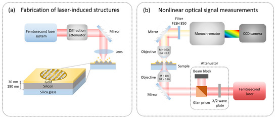 Femtosecond Laser Fabrication of Hybrid Metal-Dielectric Structures ...