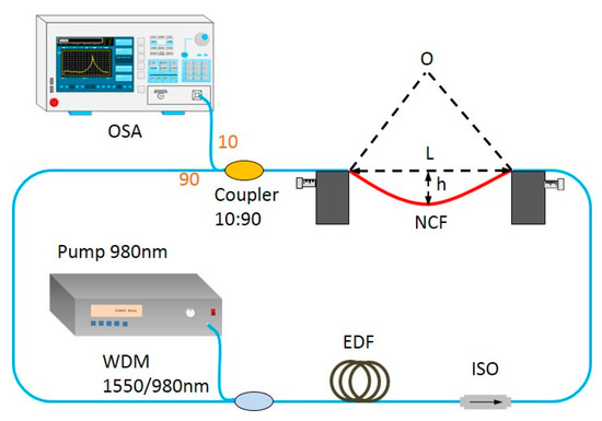 Surface Curvature Sensor Based on Intracavity Sensing of