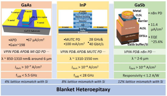 Recent Progress in III–V Photodetectors Grown on Silicon