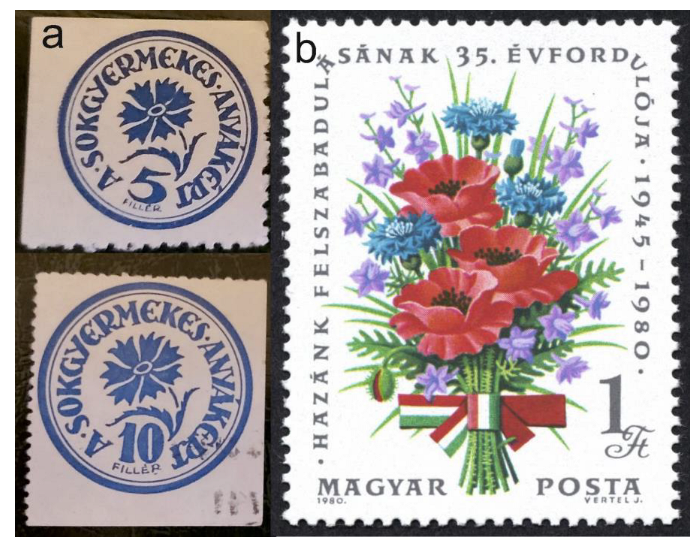 10 Vintage White Flower Blossom Stamps Unused 1969 Botanical Postage Stamps  For Mailing