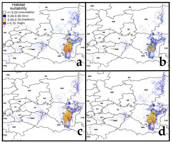 Analysis of the Potential Range of Mountain Pine-Broadleaf Ecotone