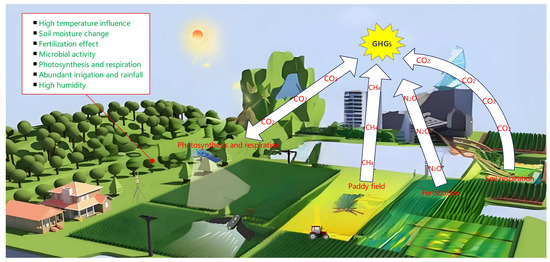 Impact of Agricultural Activities on Climate Change: A Review of 