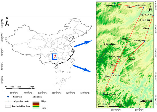 Prediction of Potential Habitat Distributions and Climate