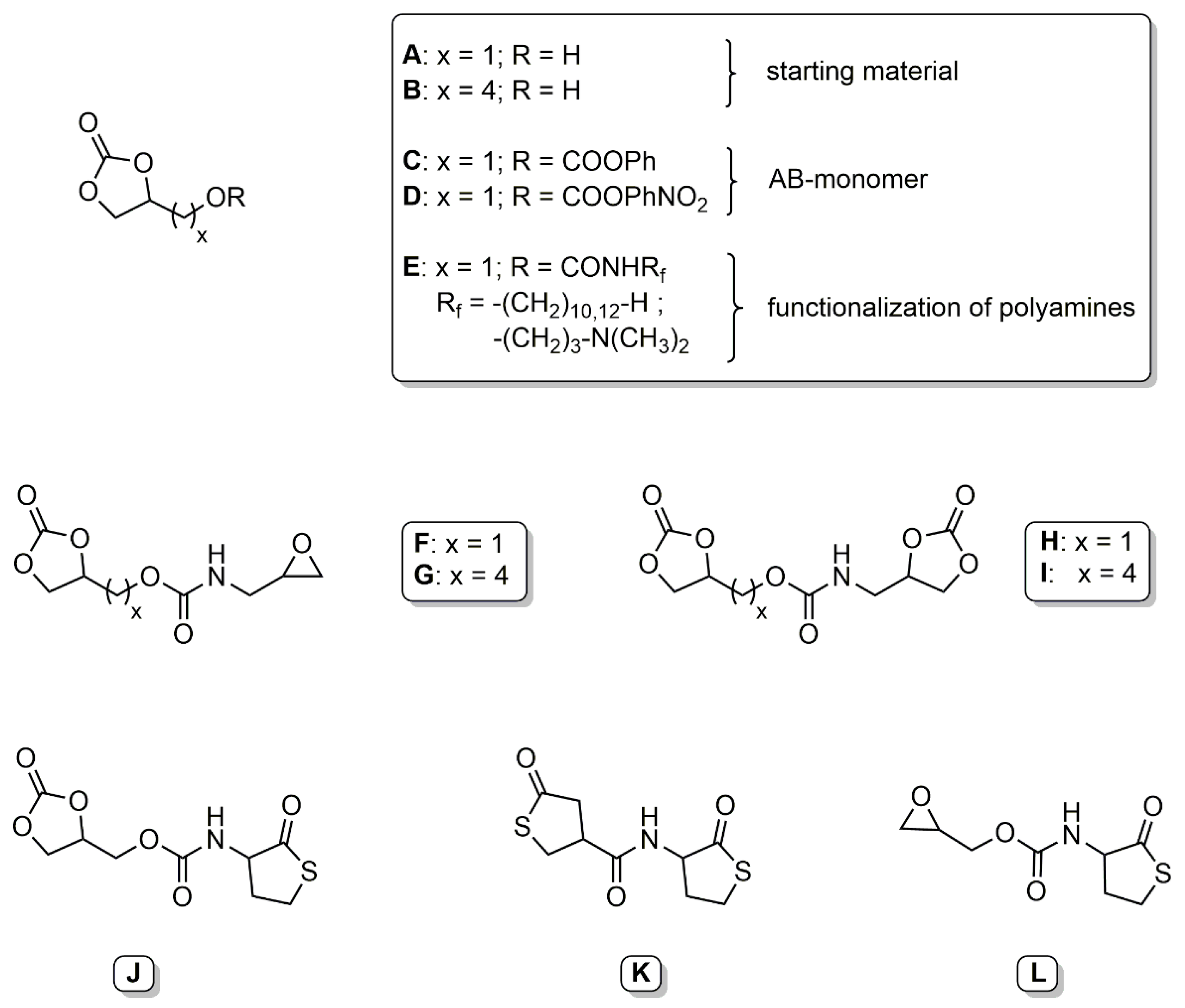 Polymers Free Full Text Homoserine Lactone As A Structural Key Element For The Synthesis Of Multifunctional Polymers Html