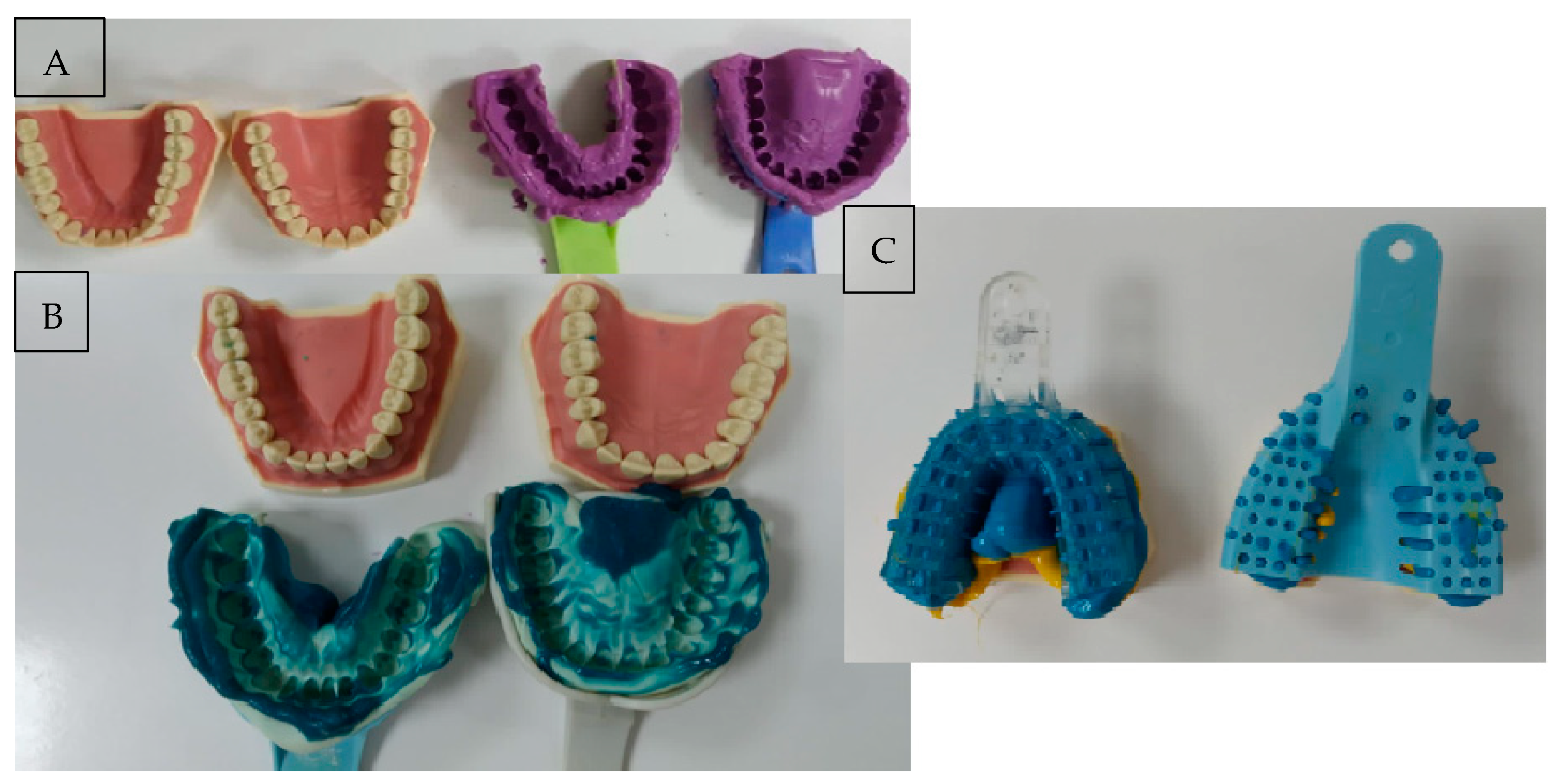 Adjustable Silicone Material Teeth Mold Dental Impression Kit
