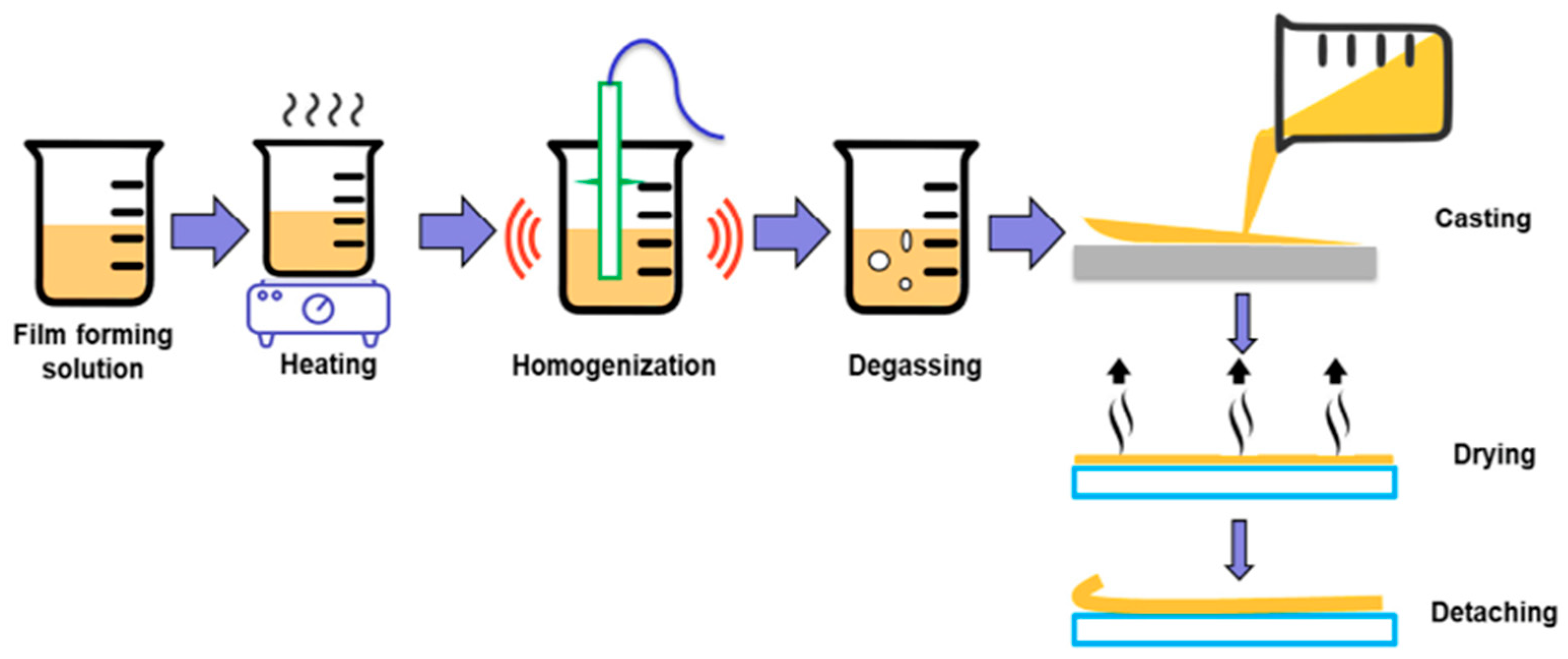 Polymers Free FullText Edible Film Casting Techniques and
