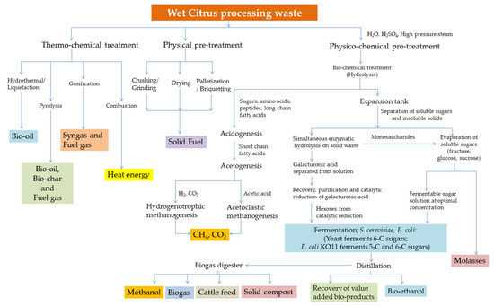 Biotransformation of Citrus Waste-I: Production of Biofuel and Valuable ...