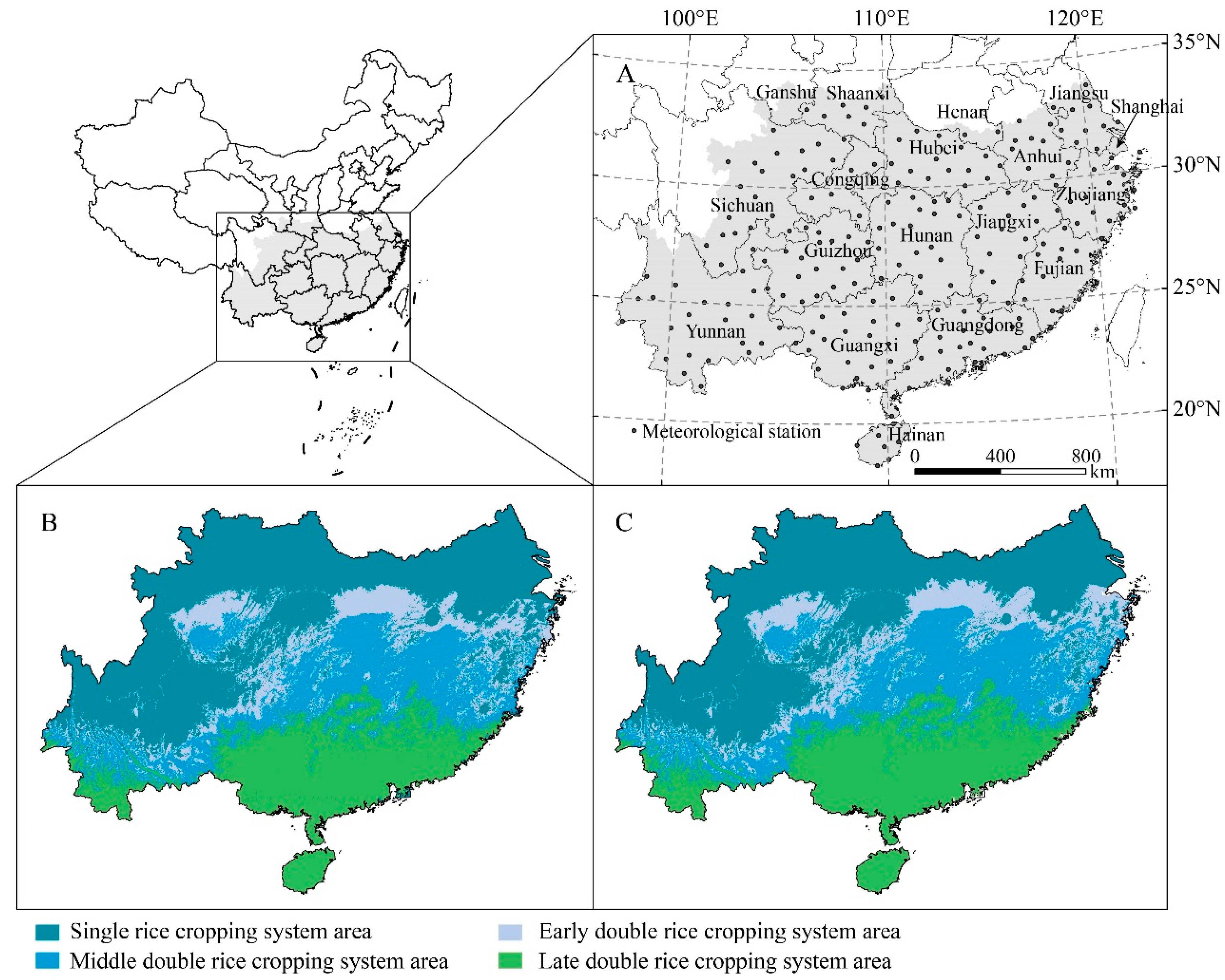 Effect of Heat Resource Effectiveness Change on Rice