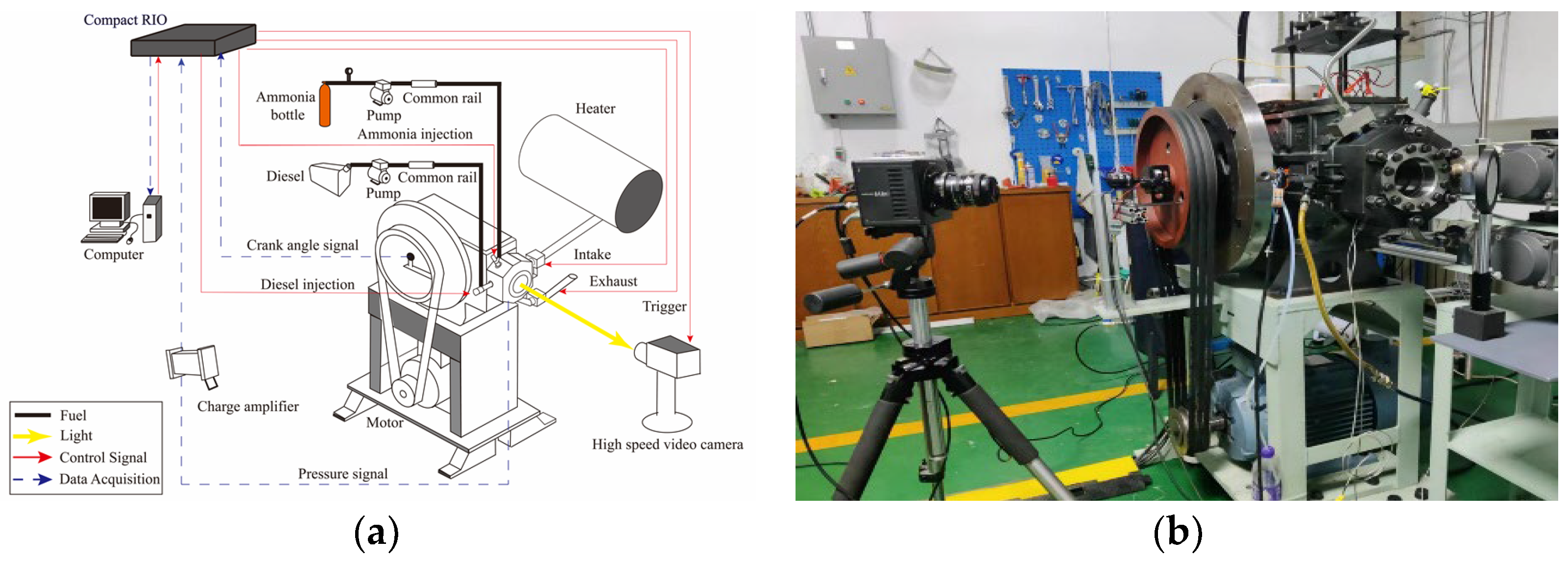 Experimental and Numerical Study on the Combustion and