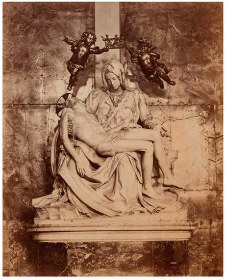 Religions Free Full-Text Masterpieces, Altarpieces, and Devotional Prints Close and Distant Encounters with Michelangelos Vatican Pietà image photo