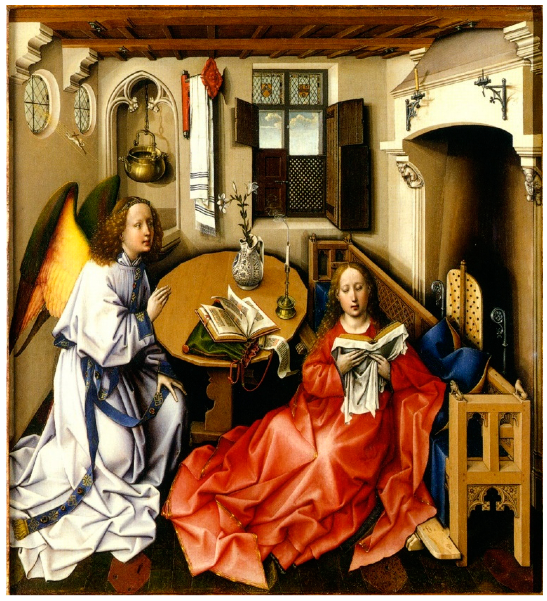 Religions Free Full-Text The Vase in Paintings of the Annunciation, a Polyvalent Symbol of the Virgin Mary