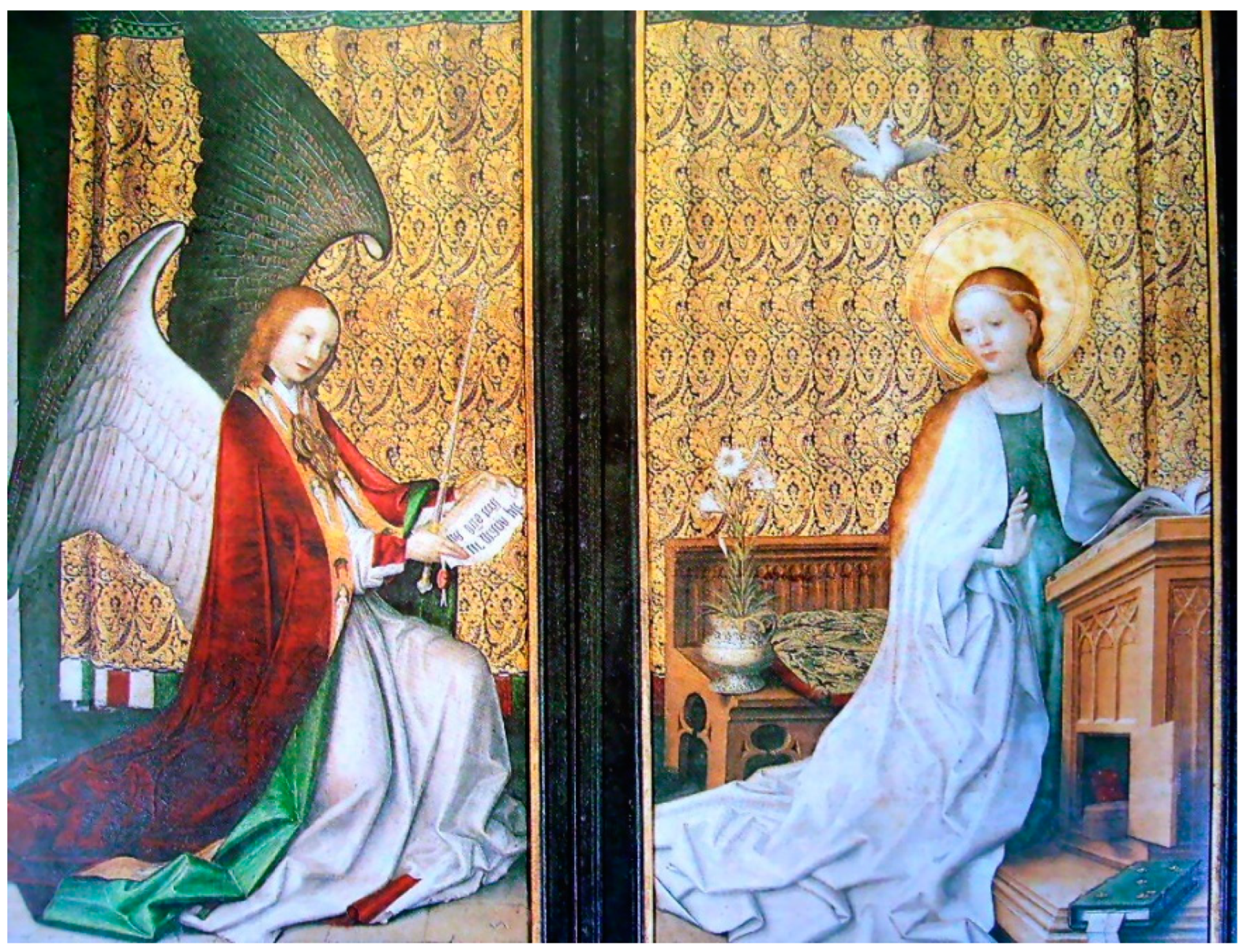 Religions Free Full-Text The Vase in Paintings of the Annunciation, a Polyvalent Symbol of the Virgin Mary