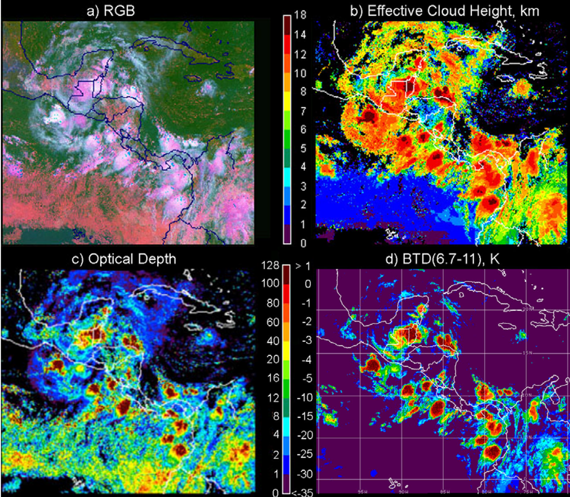 Remote Sensing | Free Full-Text | Simulations of Infrared Radiances over a  Deep Convective Cloud System Observed during TC4: Potential for Enhancing  Nocturnal Ice Cloud Retrievals