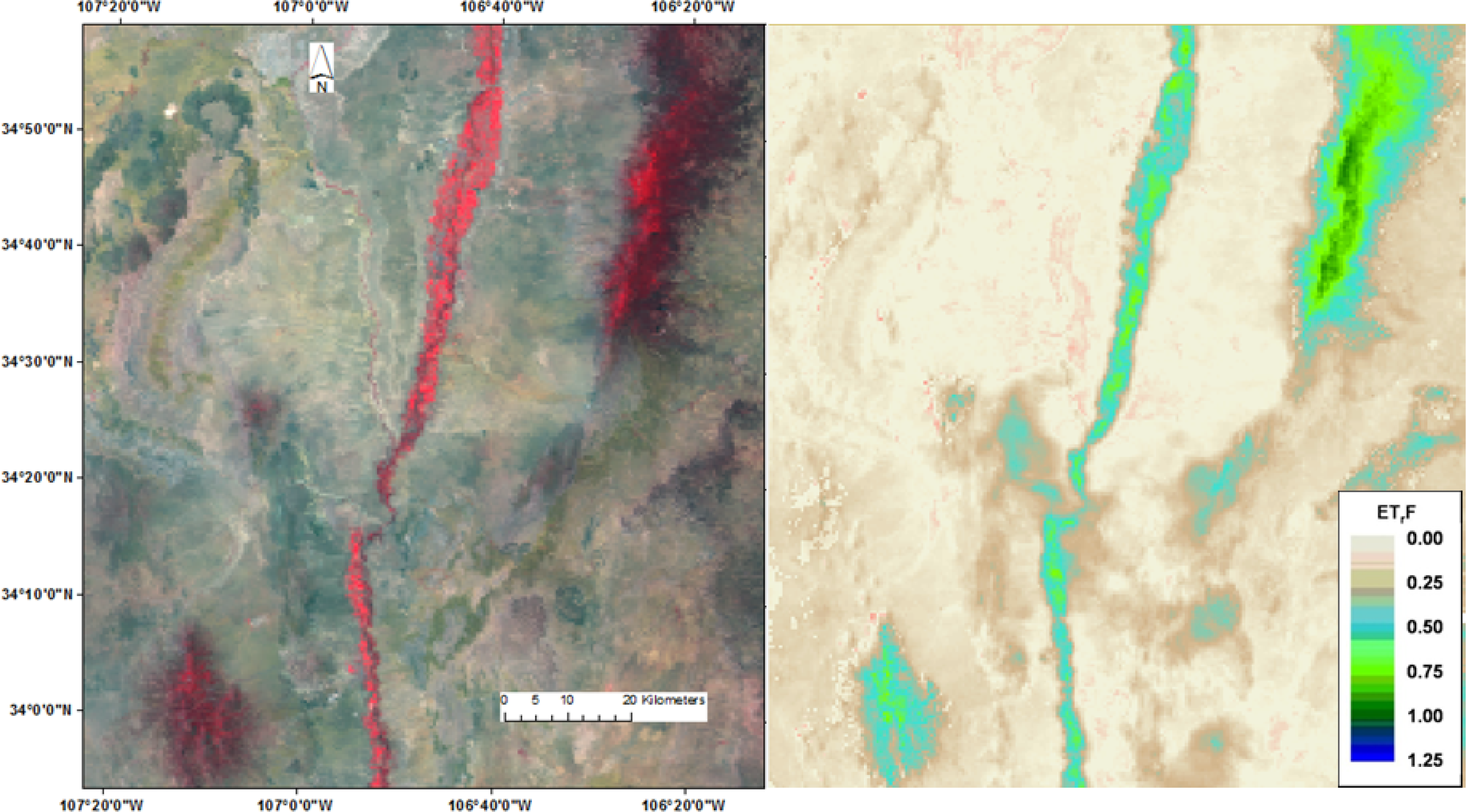 Remote Sensing Free Full Text Estimation Of Actual Evapotranspiration Along The Middle Rio Grande Of New Mexico Using Modis And Landsat Imagery With The Metric Model