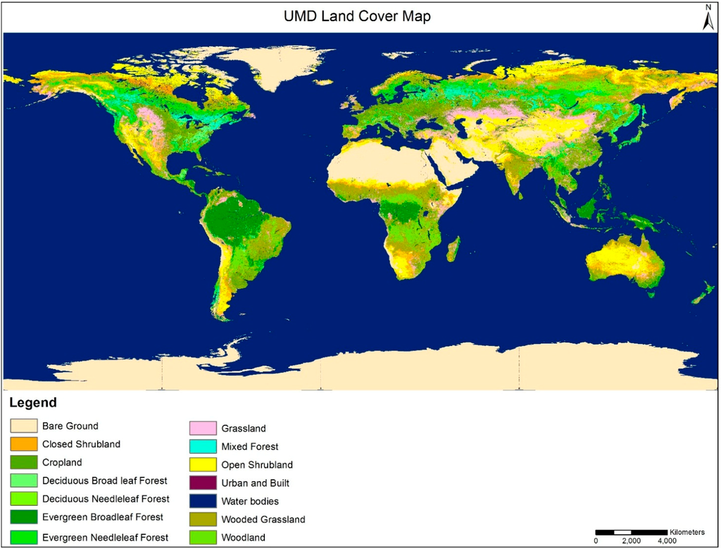 Global Land Cover Mapping A Review and Uncertainty Analysis
