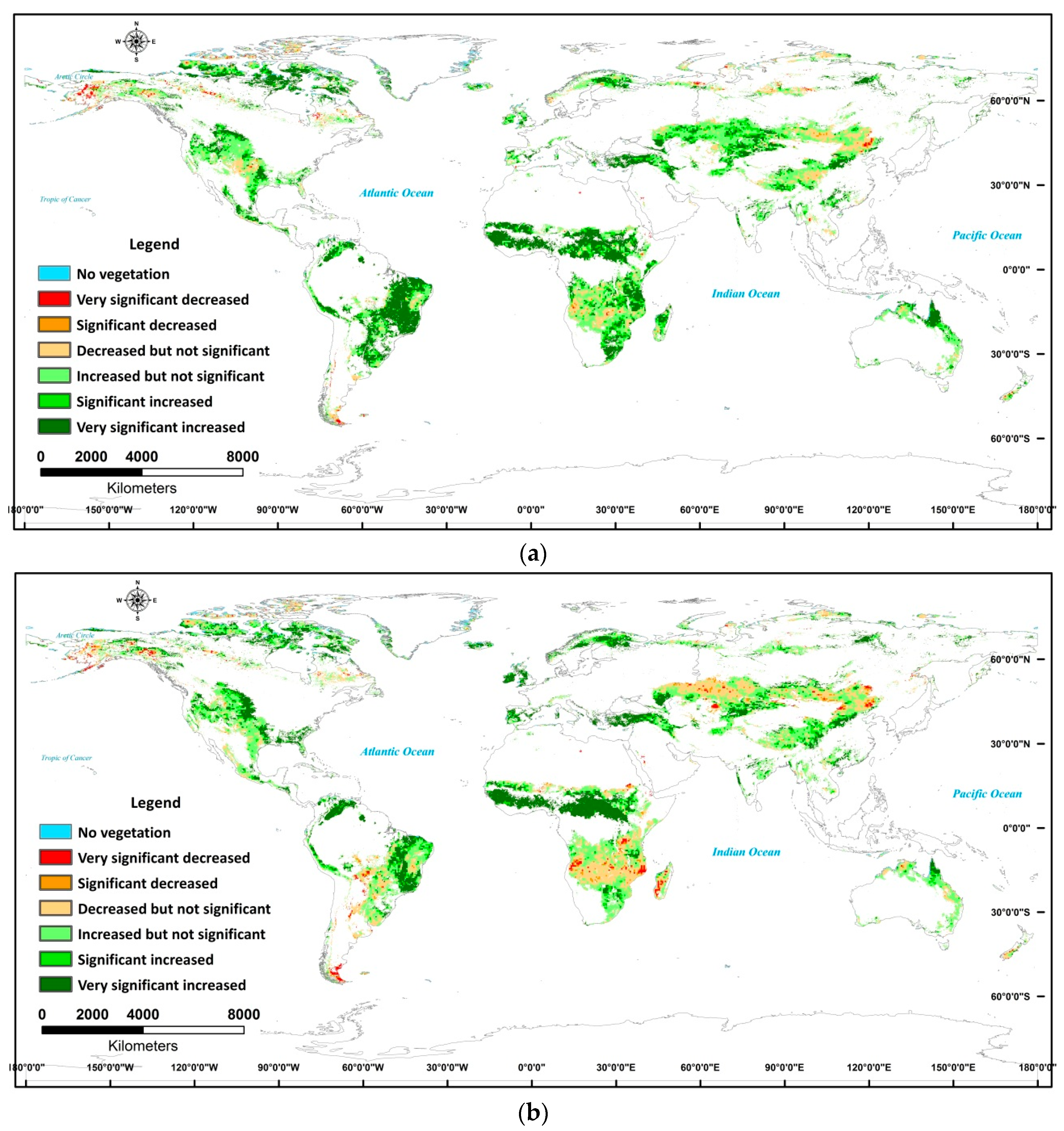 Changes in Global Grassland Productivity during 1982 to 2011