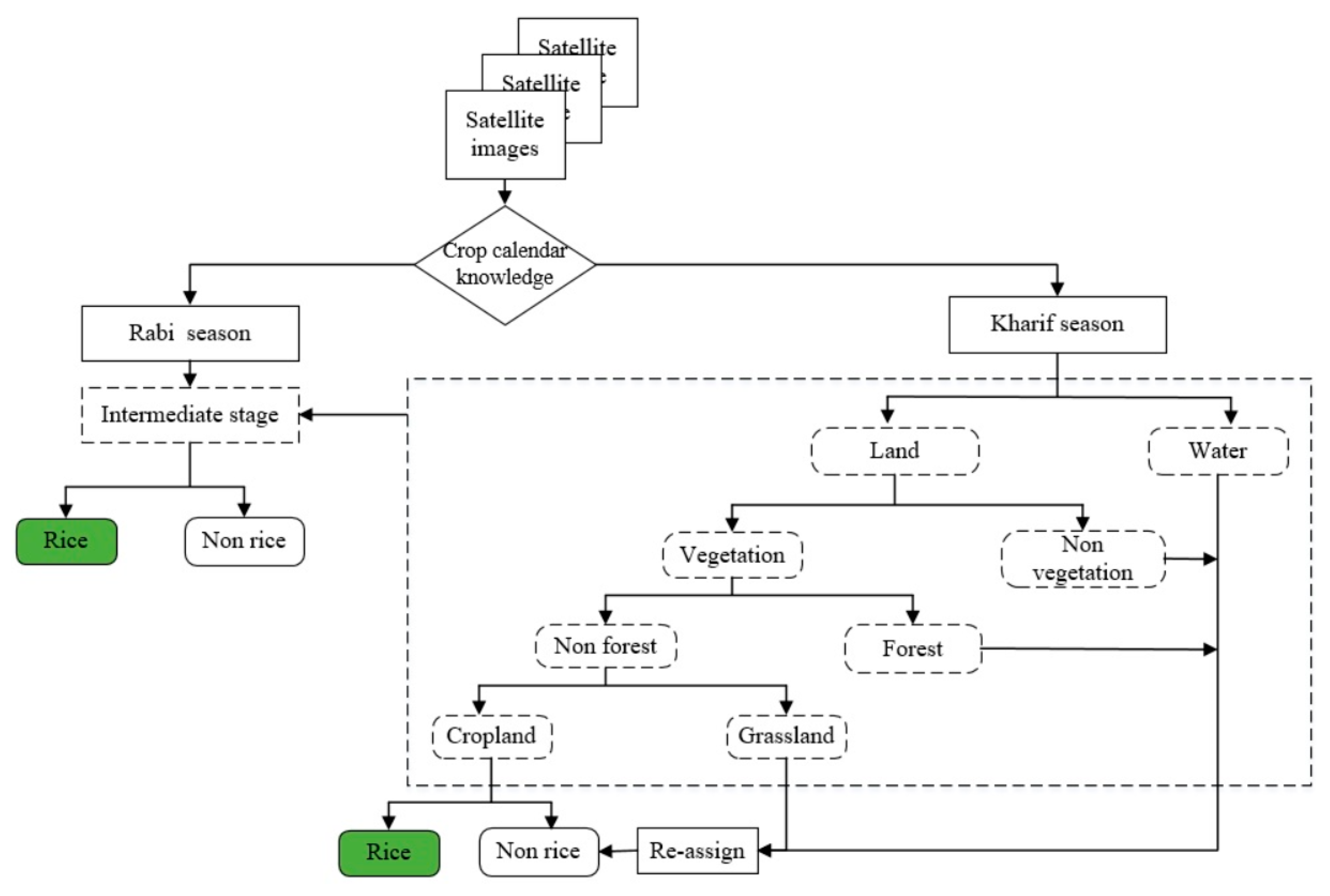 Flow Chart Of Rice Production