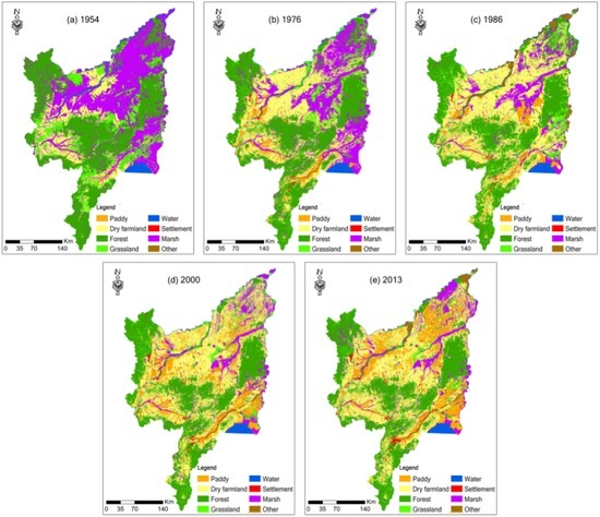 The Effects of Spatiotemporal Changes in Land Degradation on