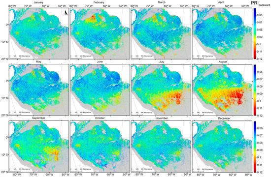 Remote Sensing Free Full Text Progress In Remote Sensing Of Photosynthetic Activity Over The Amazon Basin Html